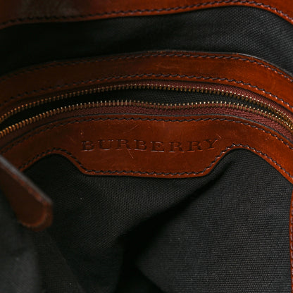 Burberry House Check Medium Canterbury Tote Dark Tan 6 of 12