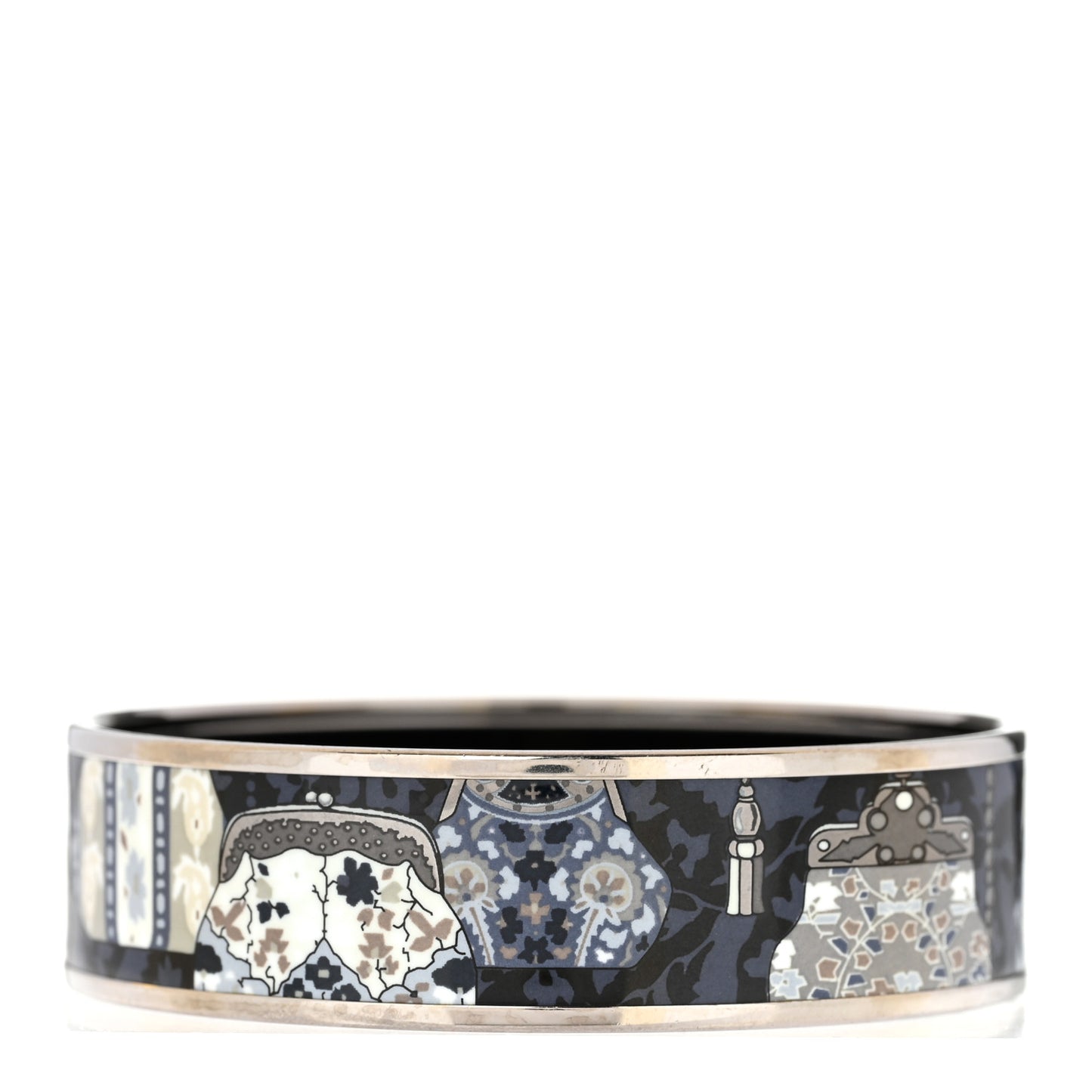 Enamel Printed Cachemire de Tamara Wide Bracelet 65