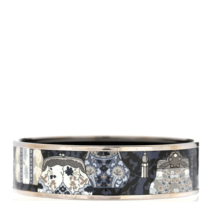 Hermes Enamel Printed Cachemire de Tamara Wide Bracelet 65 3 of 5