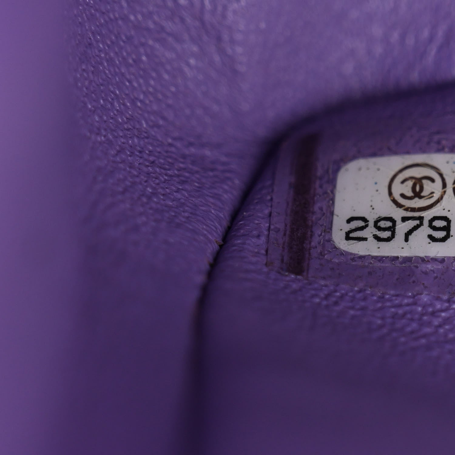 Chanel Caviar Quilted Small Double Flap Purple 7 of 11