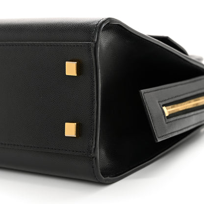 Saint Laurent Grain De Poudre Small Uptown Tote Black 10 of 13