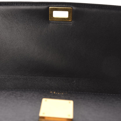 Celine Liege Calfskin Medium Classic Box Flap Bag Anthracite 8 of 11