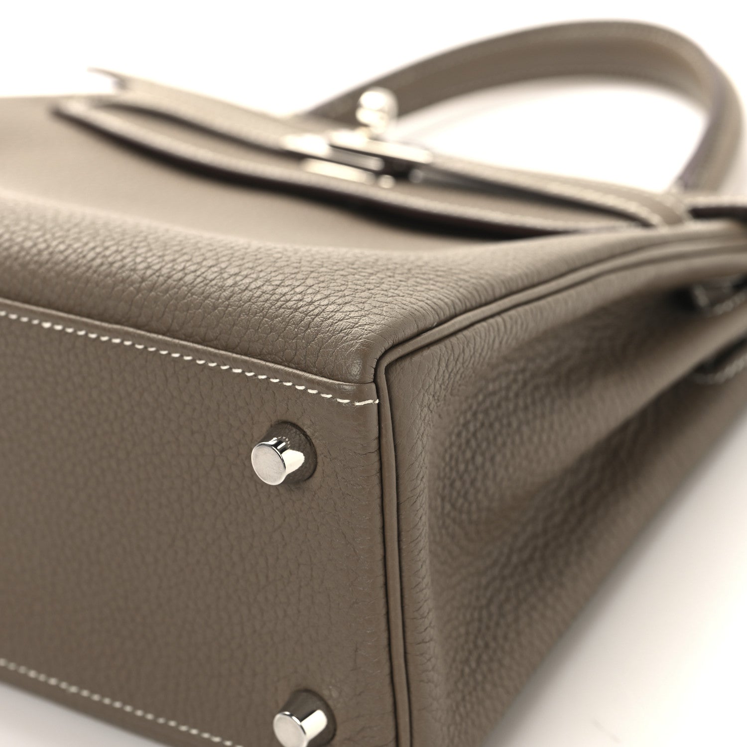 Hermes Togo Kelly Retourne 25 Etoupe 10 of 15