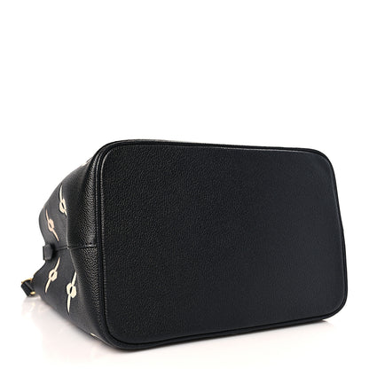 Louis Vuitton Empreinte Monogram Giant Neonoe MM Black Beige 4 of 8