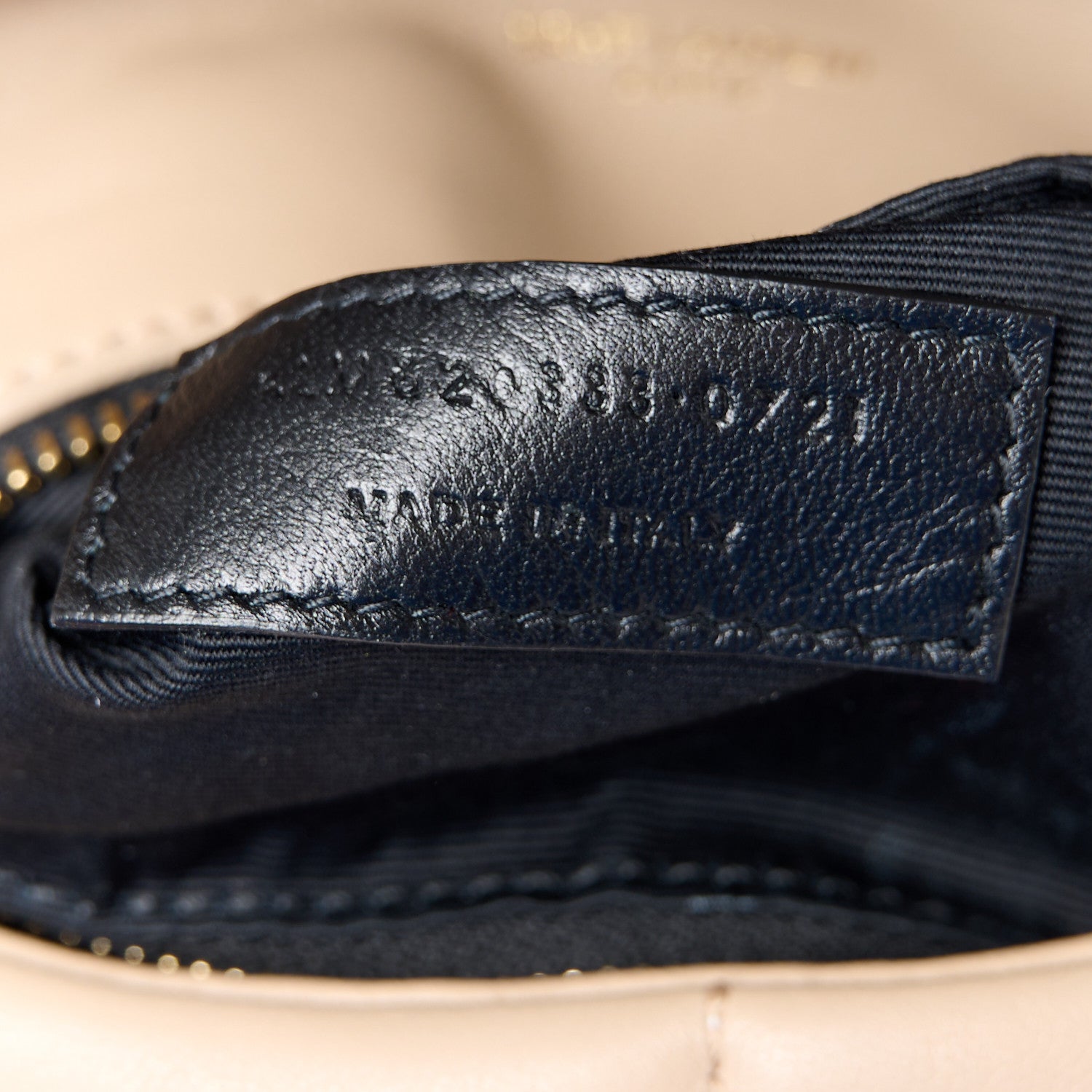 Saint Laurent Lambskin Quilted Toy Loulou Puffer Monogram Chain Satchel Dark Beige 8 of 12