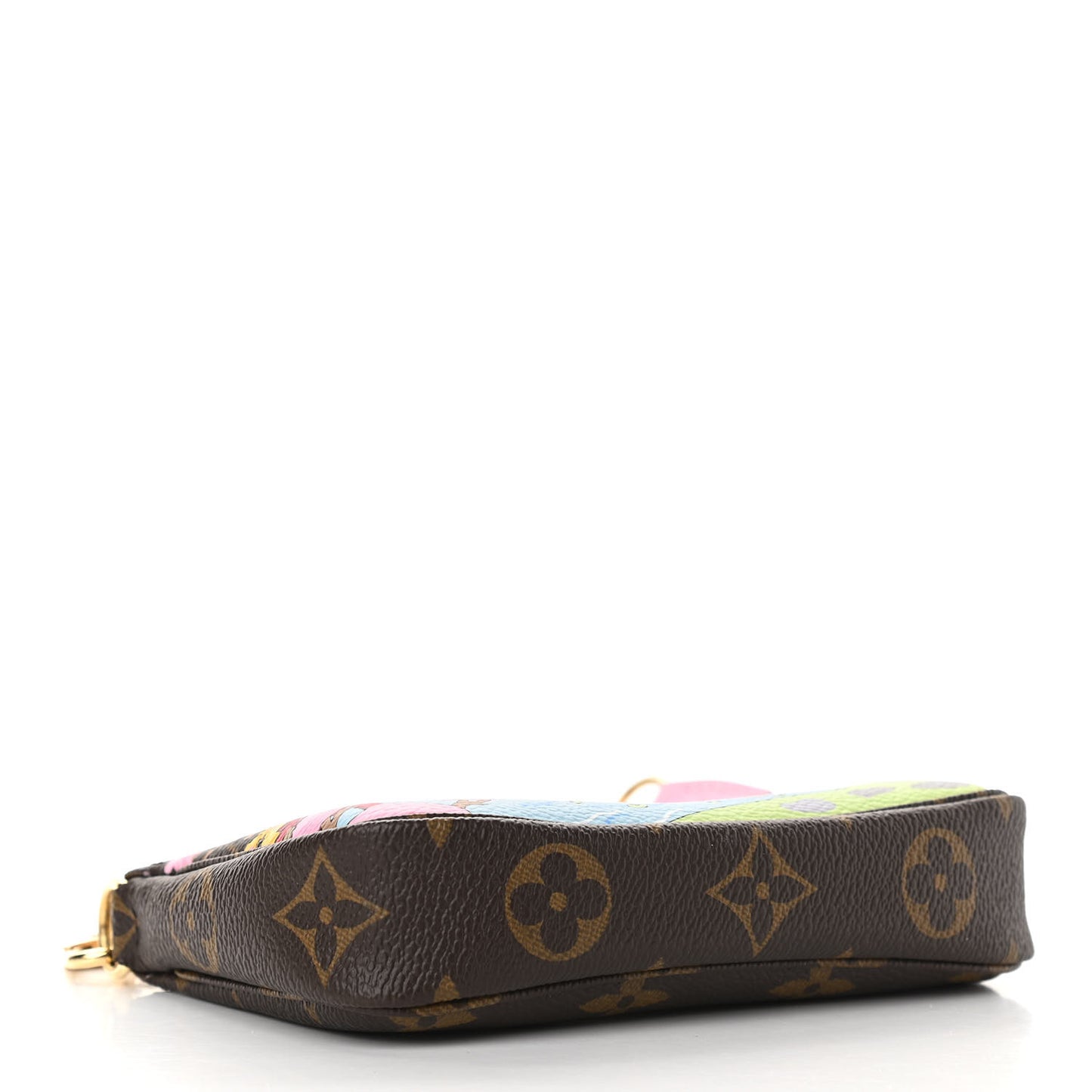 Monogram 2021 Christmas Animation Japanese Garden Mini Pochette Accessories Wisteria Pink