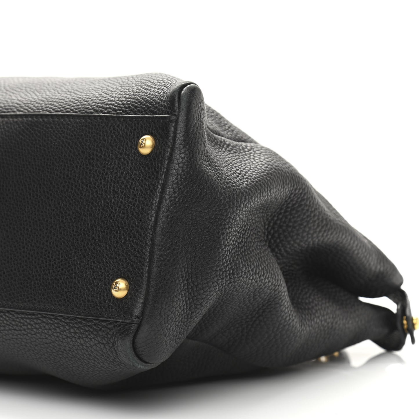 Cuoio Romano Selleria Large Peekaboo Iconic Satchel Black Moro