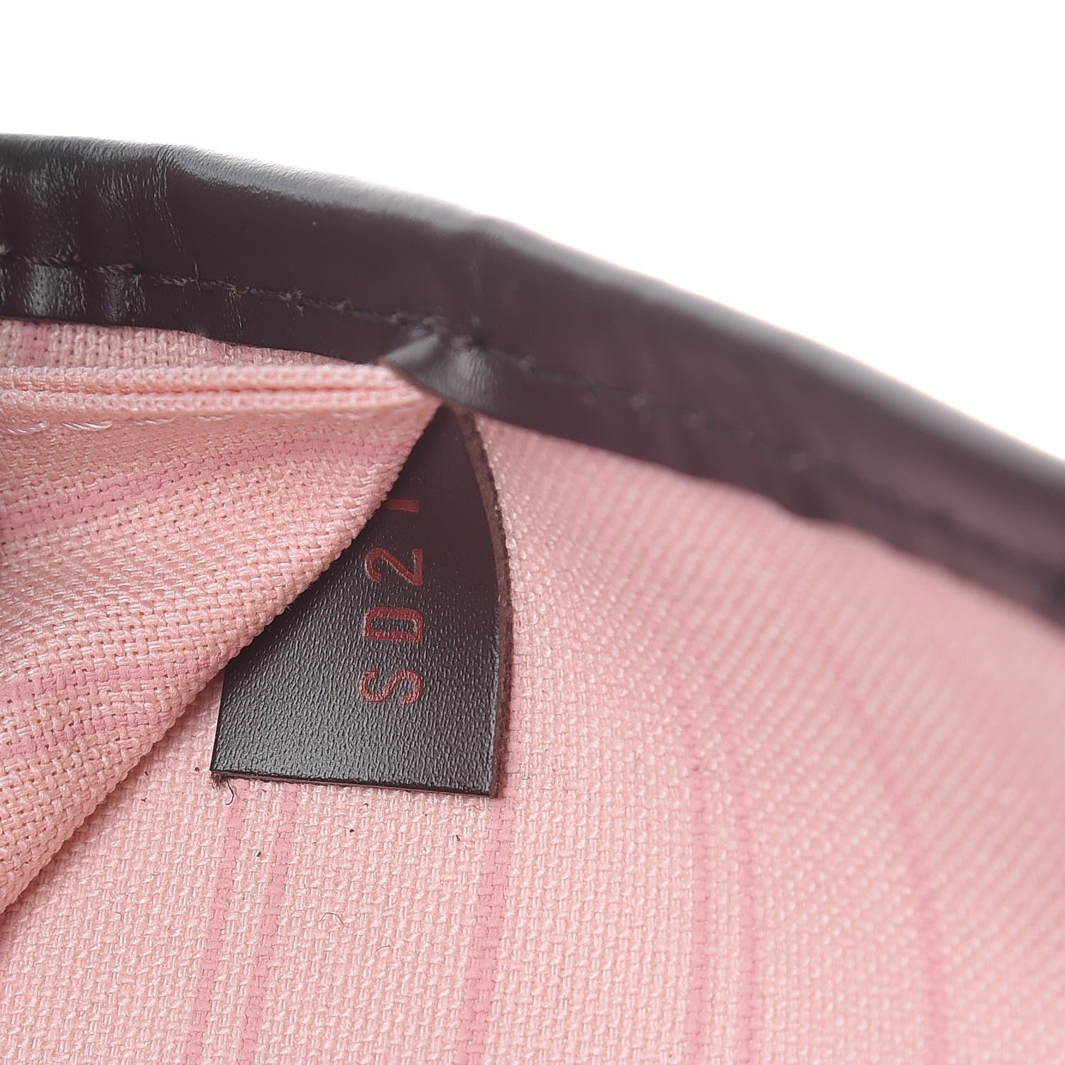 Louis Vuitton Damier Ebene Neo Neverfull MM Rose Ballerine 10 of 11