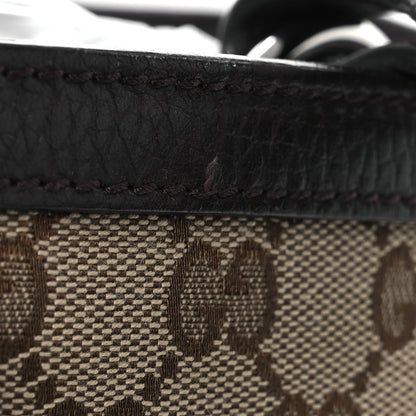 Gucci GG Monogram Large Joy Tote Bag Dark Brown 17 of 18