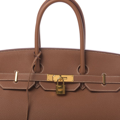Hermes Togo Birkin 35 Gold 7 of 12
