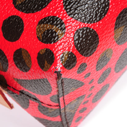 Louis Vuitton Monogram Kusama Pumpkin Dots Cosmetic Pouch Red 5 of 8