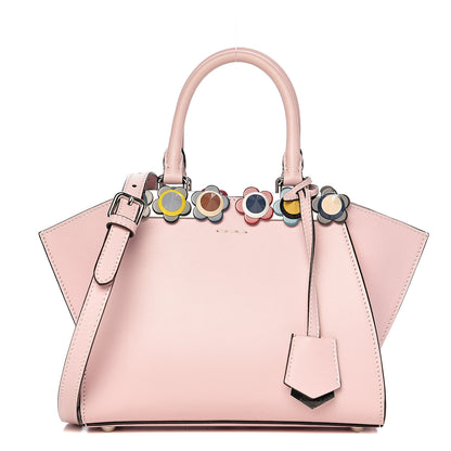 Fendi Vitello Dolce Plexiglass Flowerland Studded Mini 3Jours Tote Peonia Multicolor 1 of 9
