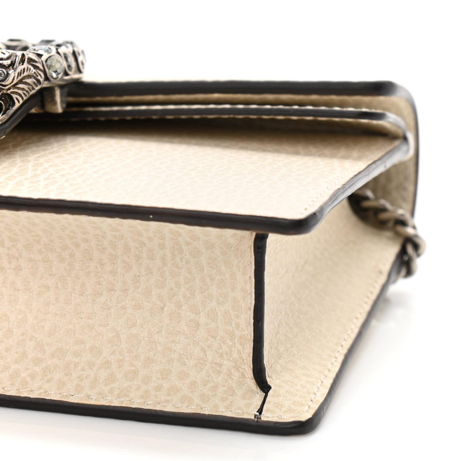 Gucci Dollar Calfskin Crystal Super Mini Dionysus Shoulder Bag Mystic White Black Diamond 10 of 12