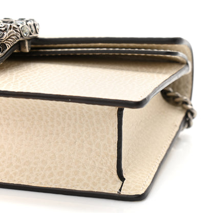 Gucci Dollar Calfskin Crystal Super Mini Dionysus Shoulder Bag Mystic White Black Diamond 10 of 12