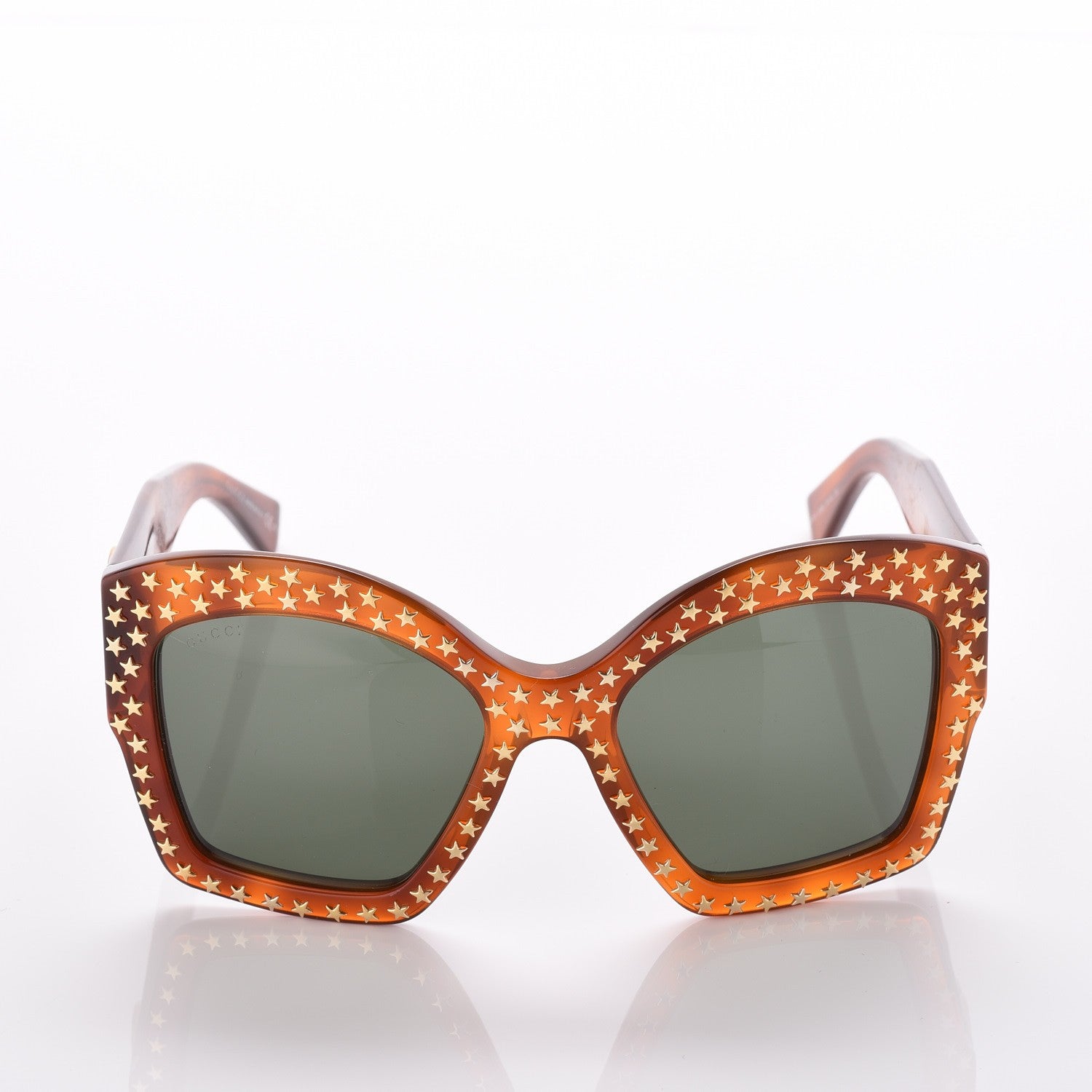 Gucci Square Frame Star Sunglasses GG 3870/S Light Tortoiseshell 2 of 8