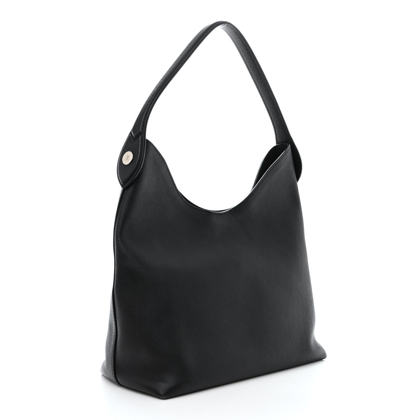Calfskin Lockme Hobo Black