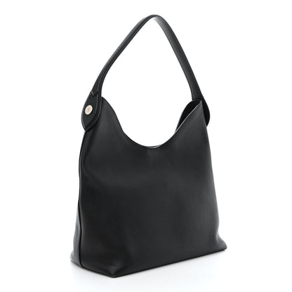 Louis Vuitton Calfskin Lockme Hobo Black 3 of 11