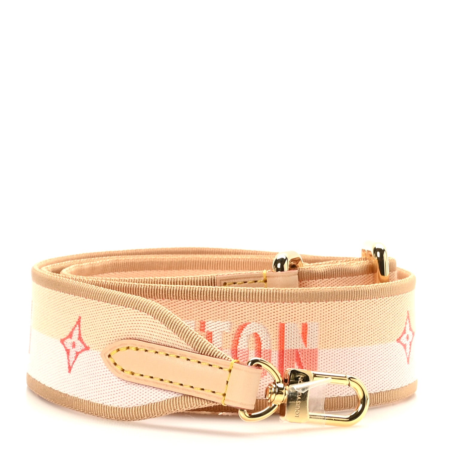 Louis Vuitton Jacquard Speedy Bandouliere 20 Shoulder Strap Pink Orange 1 of 3