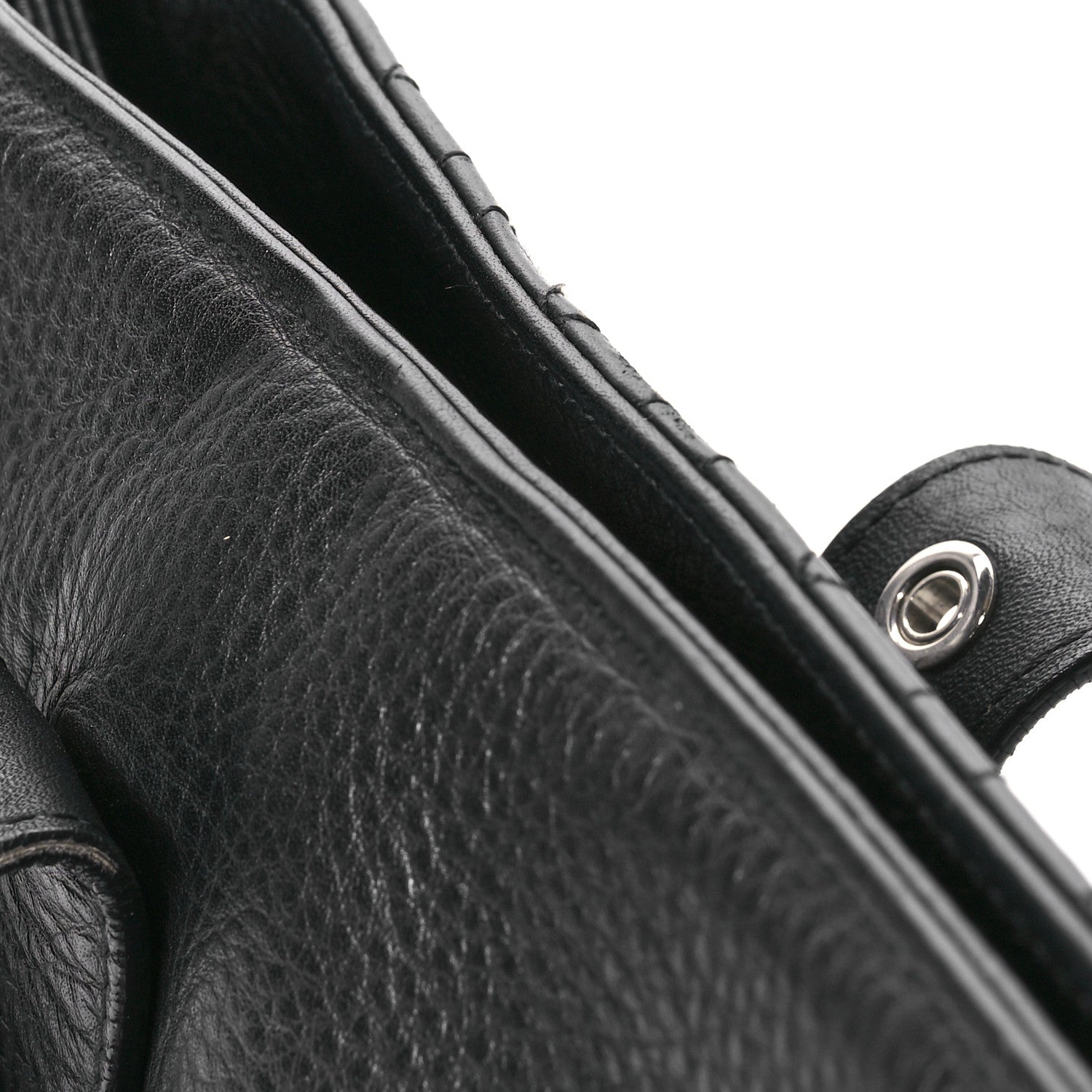 Christian Dior Calfskin Cannage D Buckle Tote Black 13 of 13