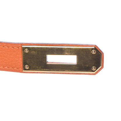 Hermes Togo Birkin 30 Orange 27 of 38