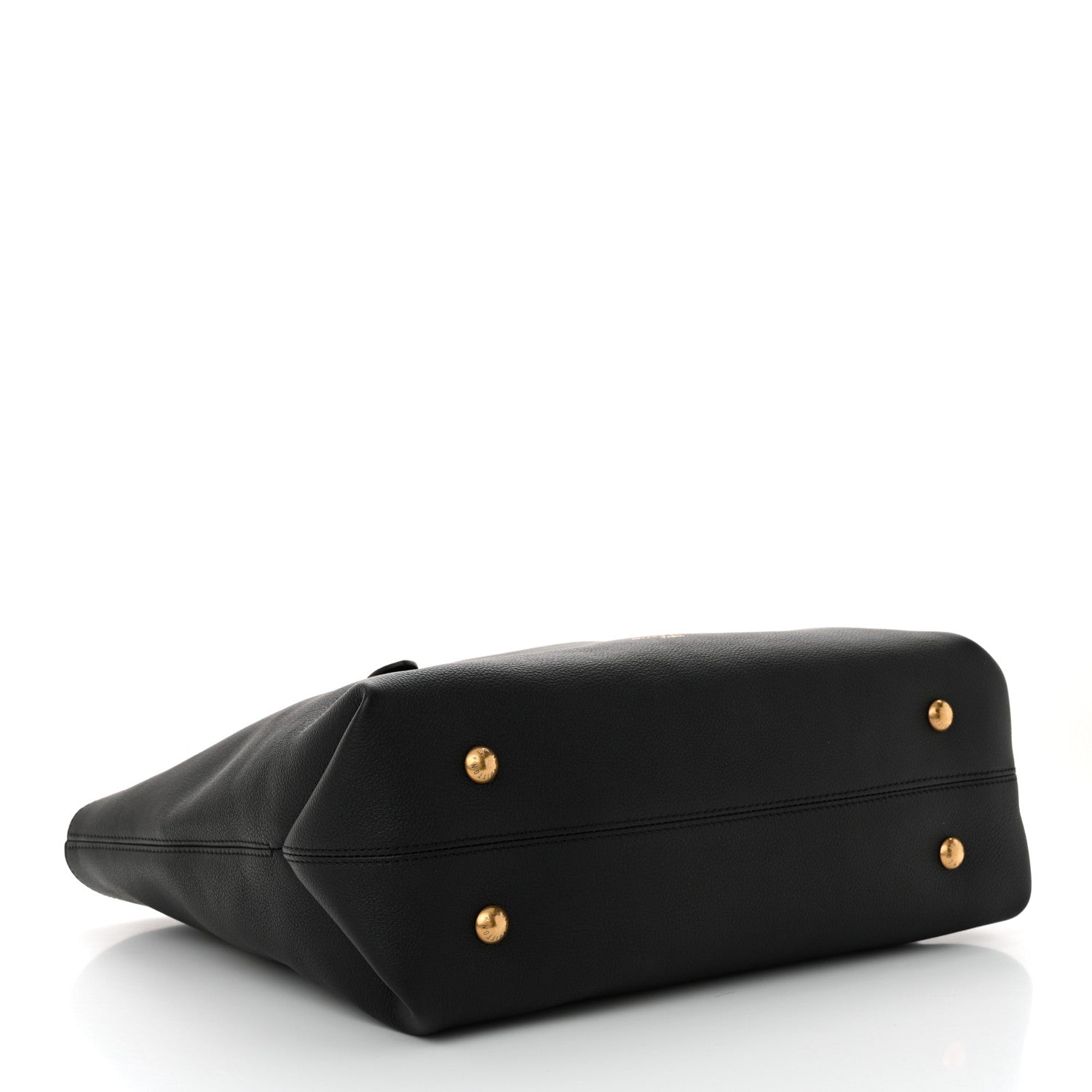 Louis Vuitton Grained Calfskin Low Key Cabas MM Black 5 of 11