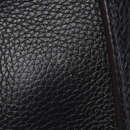 Celine Drummed Calfskin Mini Luggage Black 8 of 8