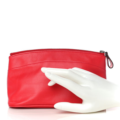 Hermes Lambskin Swift Tohubohu Pouch MM Rose Jaipur Rose Sakura 2 of 14