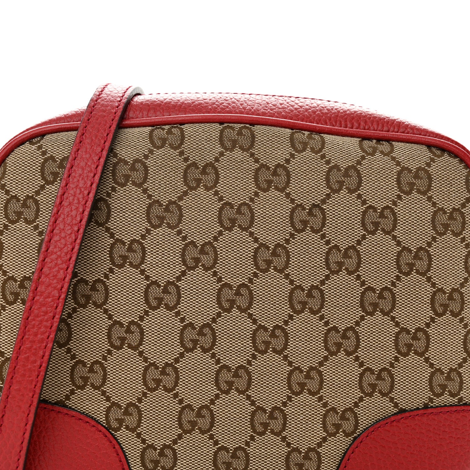 Gucci Monogram Mini Bree Messenger Bag Red 8 of 11