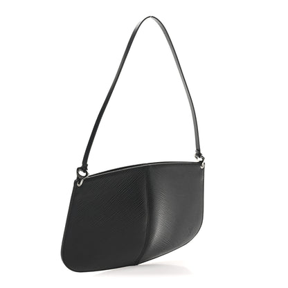Louis Vuitton Epi Demi Lune Pochette Black 3 of 9