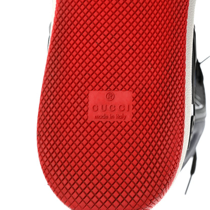 Gucci Demetra GG Supreme Monogram Mens Basket High Top Sneakers 11 Black Beige Ebony Grey 7 of 8