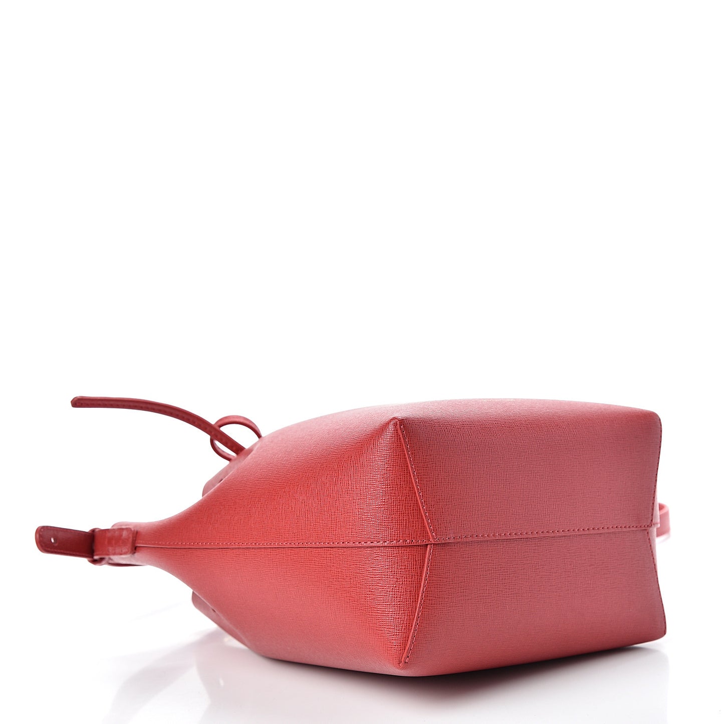 Saffiano Mini Bucket Bag Flamma