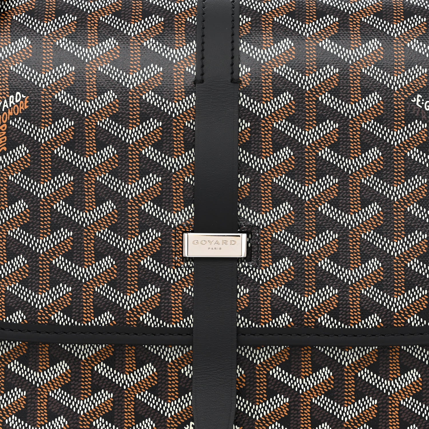 Goyard Goyardine Belvedere II MM Messenger Bag Black 8 of 10