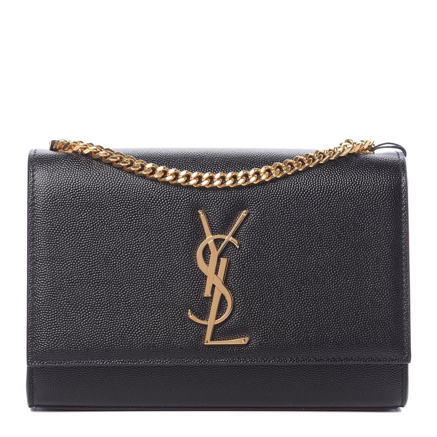 Grain De Poudre Small Monogram Kate Satchel Black