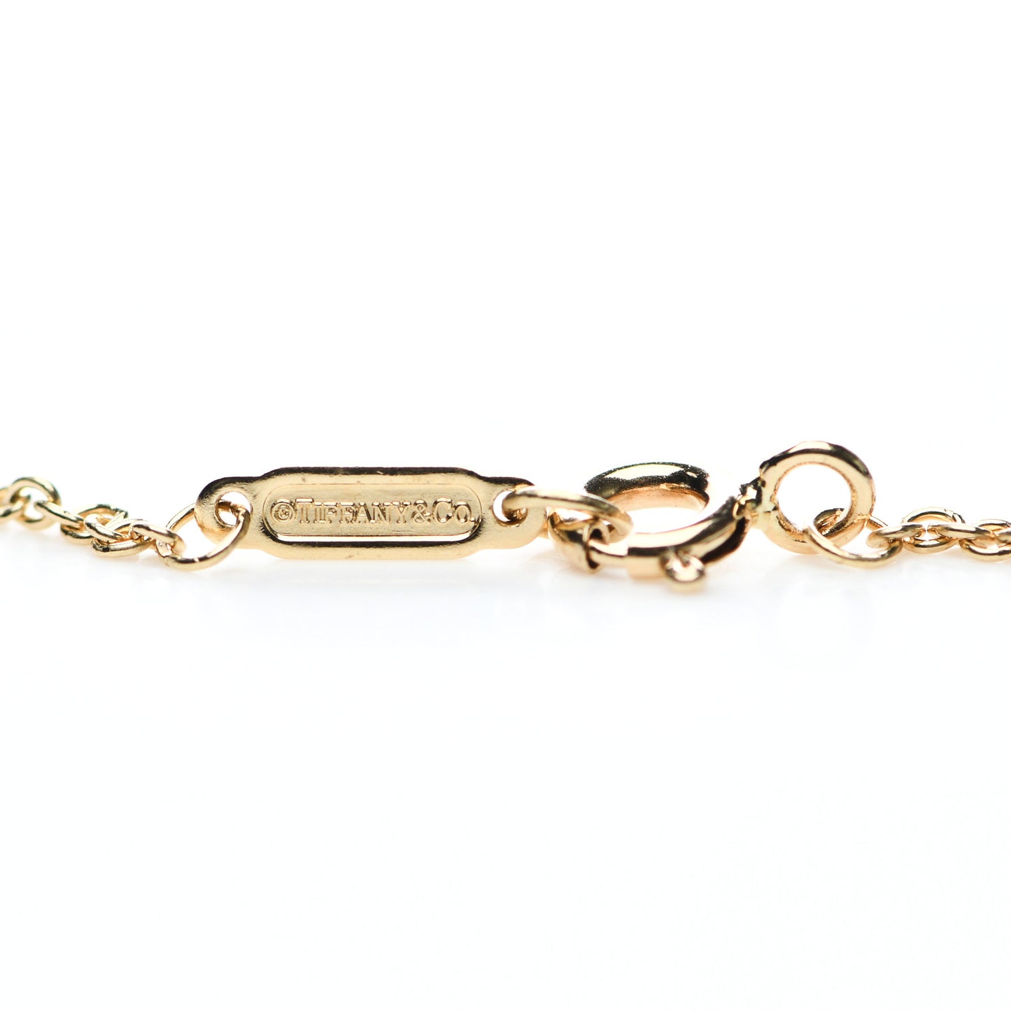 18K Yellow Gold Zodiac Aquarius Pendant Necklace