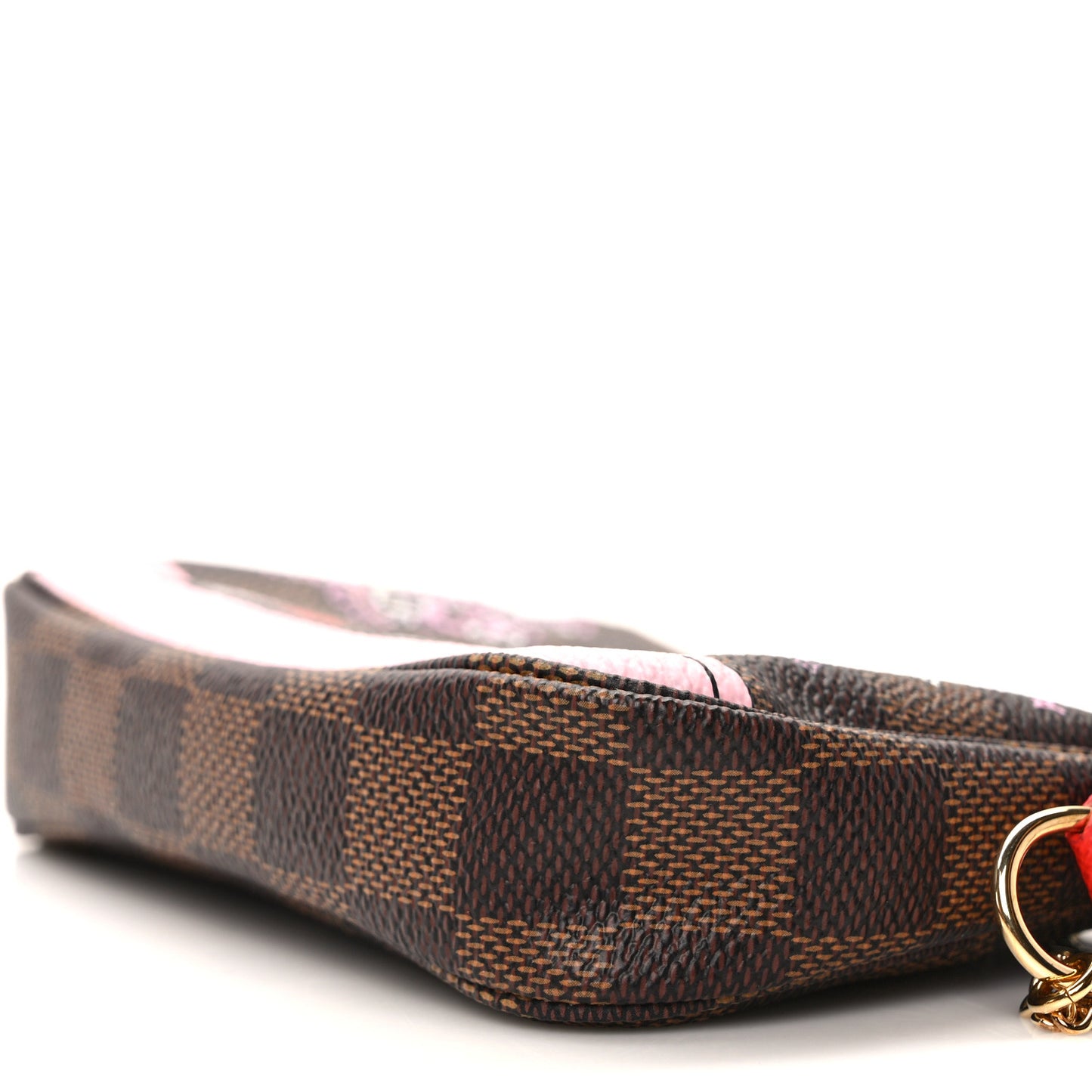 Damier Ebene 2019 Christmas Animation Mini Pochette Accessories Red