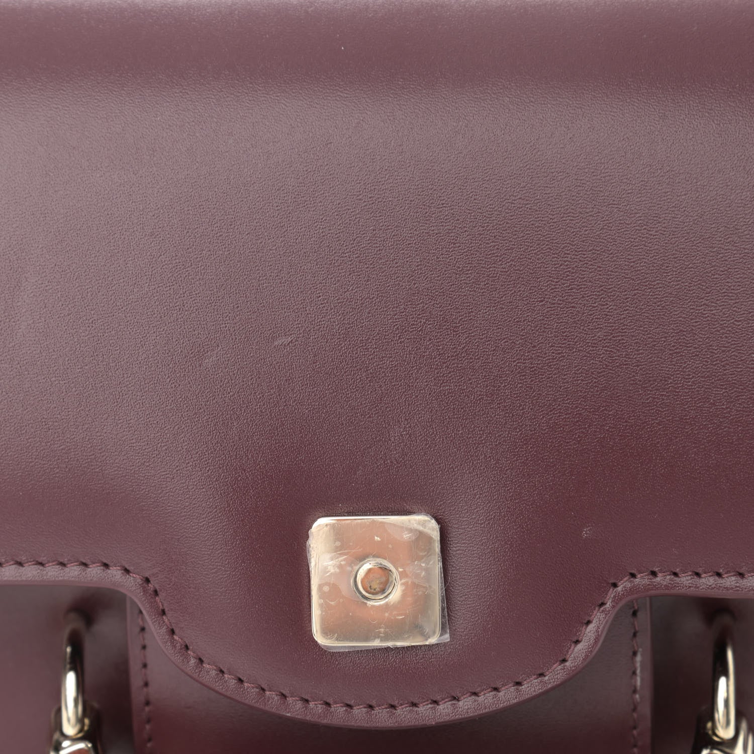 Chloe Calfskin Kattie Shoulder Bag Burgundy 11 of 11