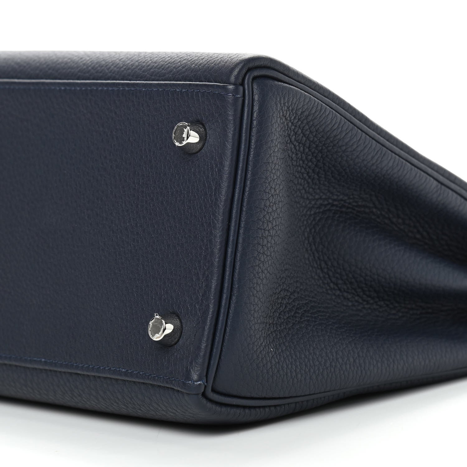 Hermes Togo Matte Alligator Kelly Retourne Touch 28 Bleu Nuit Bleu Marine 9 of 9