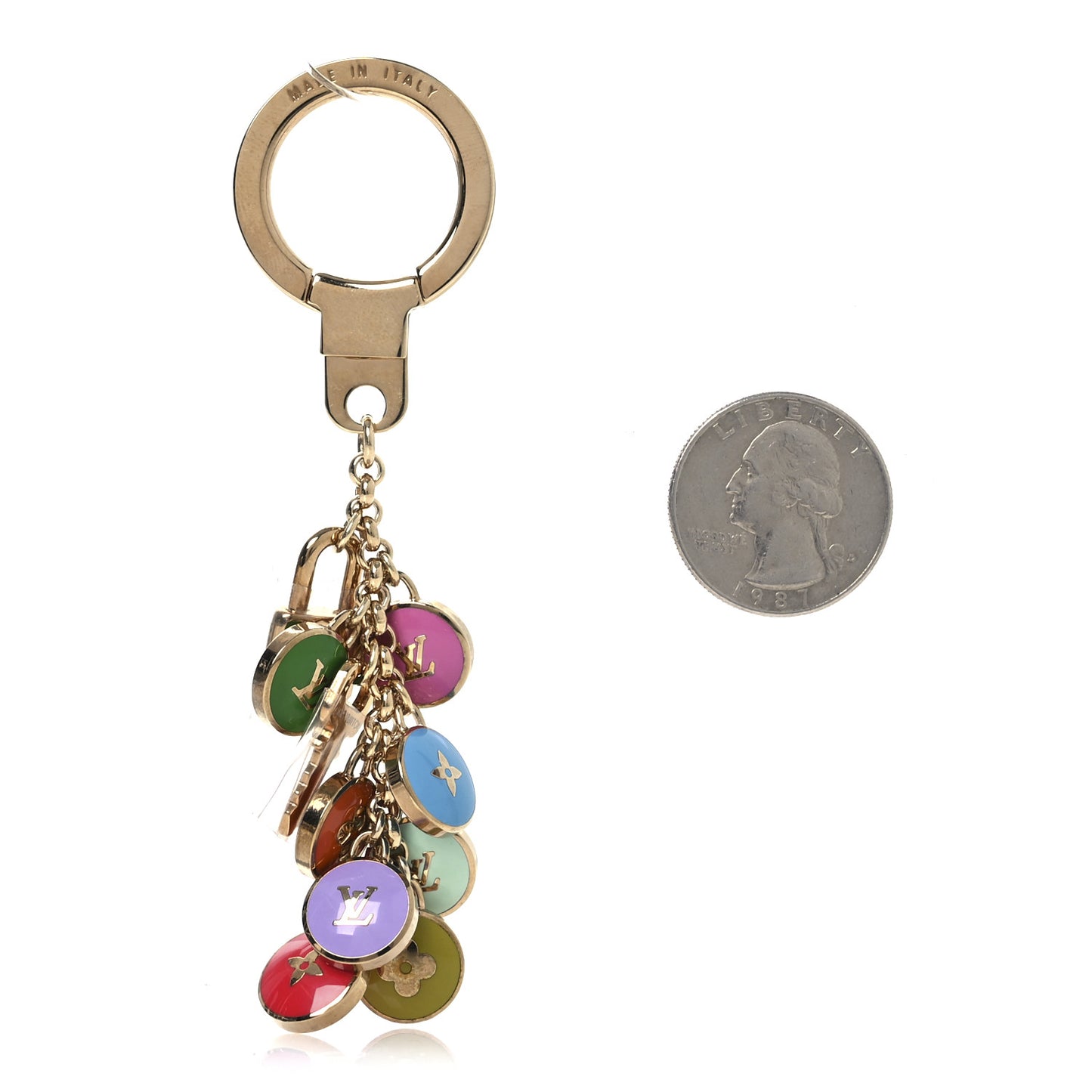 Monogram Multicolor Pastilles Key Ring Holder Multicolor