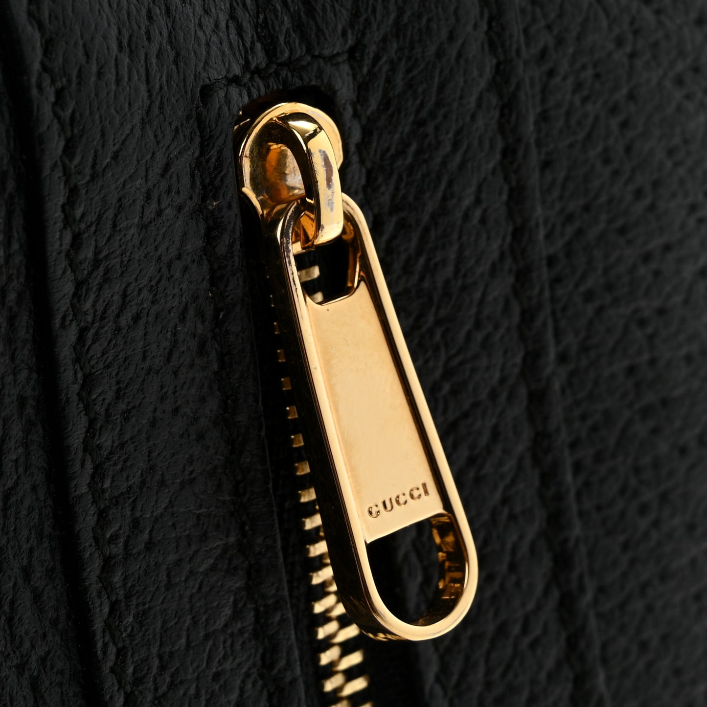 Calfskin Large Ophidia Pouch Clutch Black