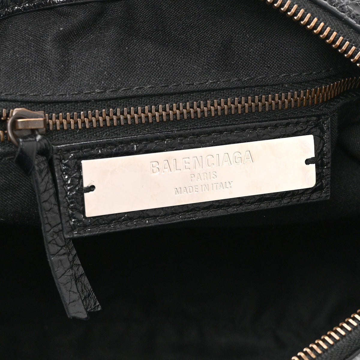 Balenciaga Agneau Arena Classic Hardware Small Le City Moto Black 6 of 10