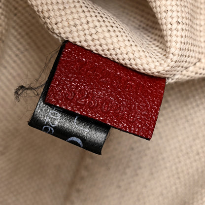 Gucci Sakai Be Green Calfskin Diagonal Stitched Small Blondie Shoulder Bag Rosso 7 of 10