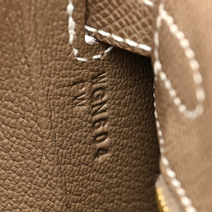 Hermes Epsom Kelly Sellier 25 Etoupe 7 of 11