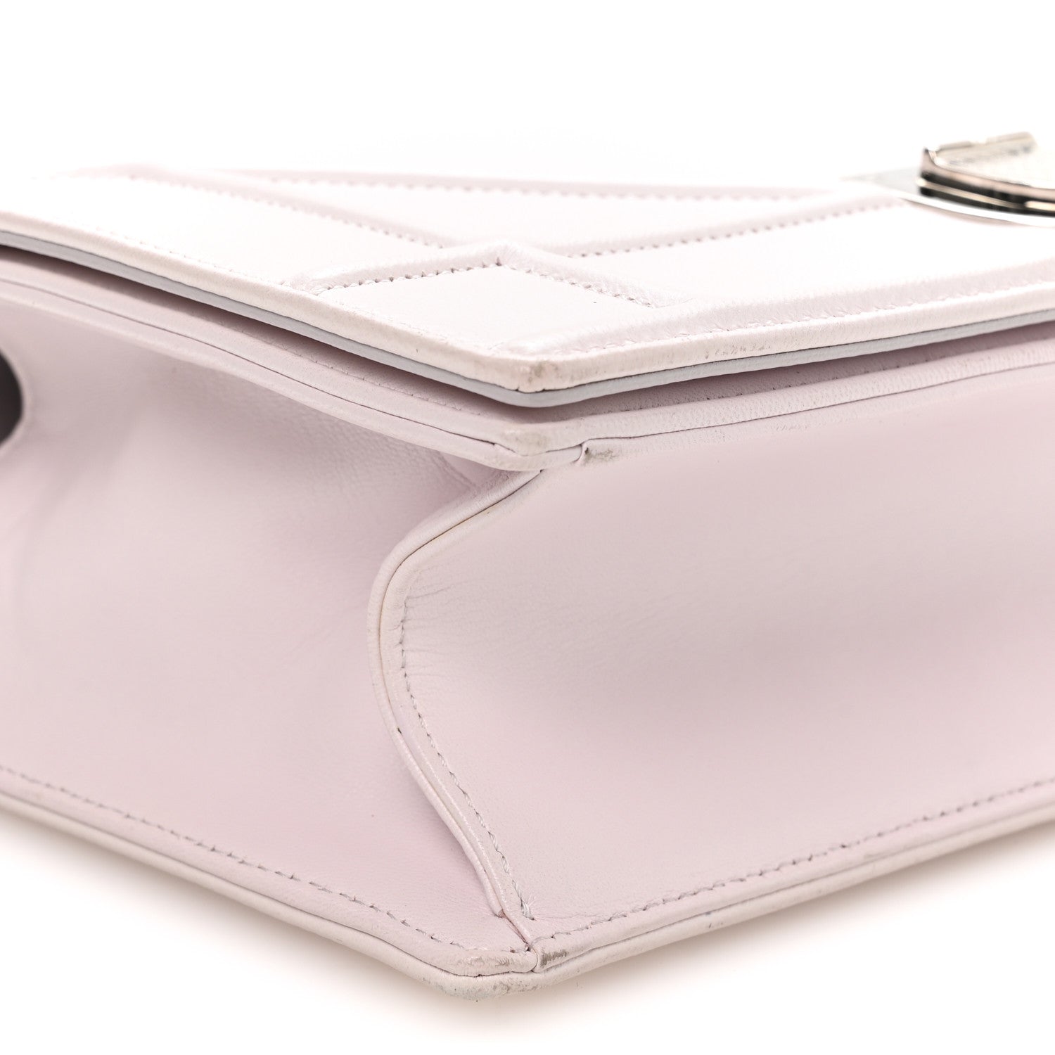 Christian Dior Calfskin Medium Diorama Flap Bag Off White 10 of 11