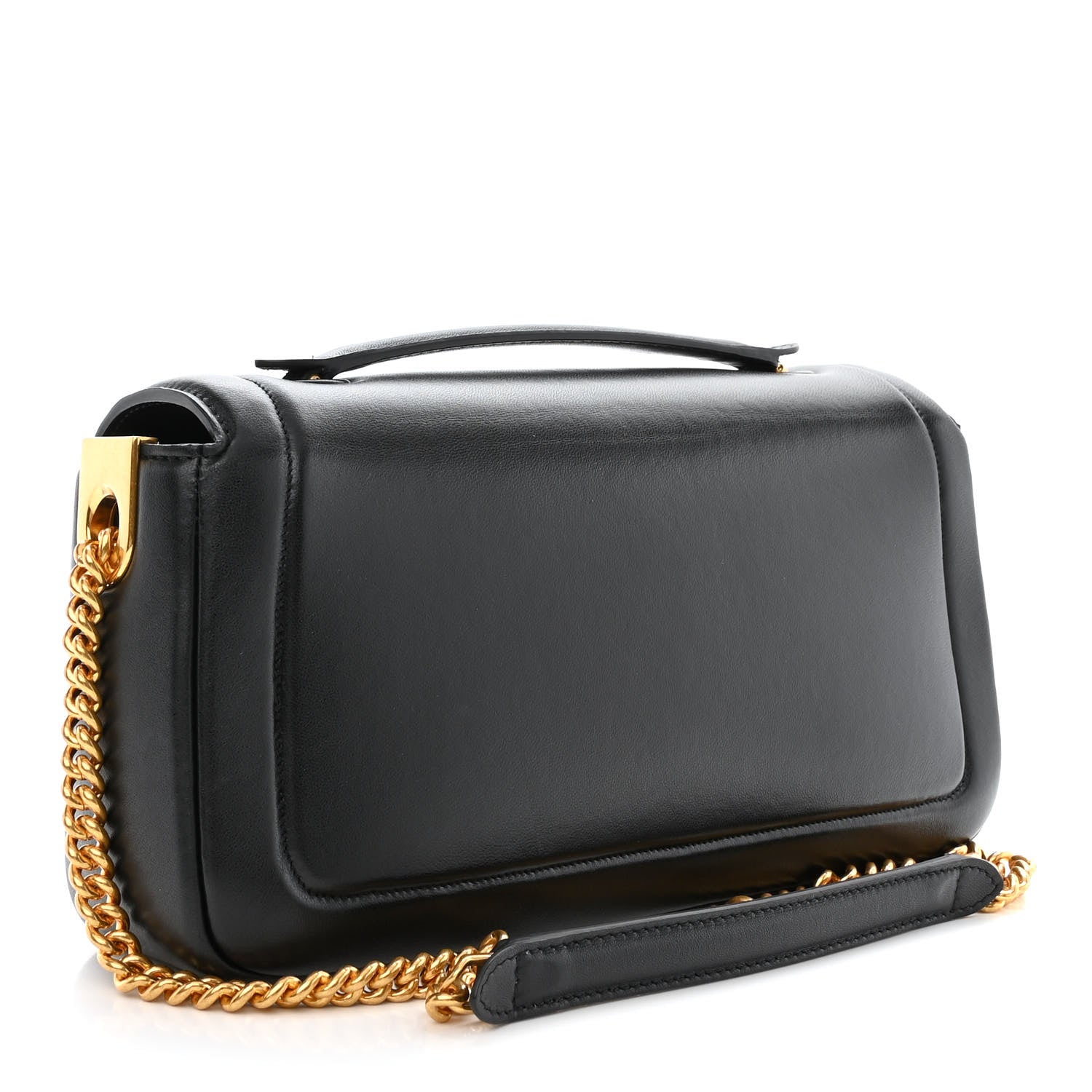 Fendi Nappa Apolo Chain Baguette Black 3 of 10