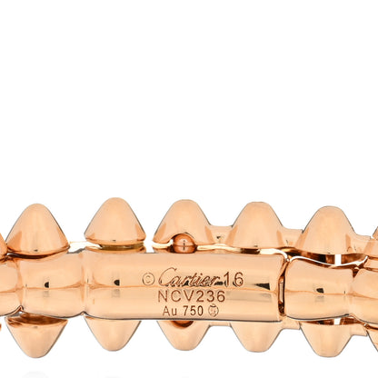 Cartier 18K Pink Gold Small Clash De Cartier Bracelet 16 3 of 3