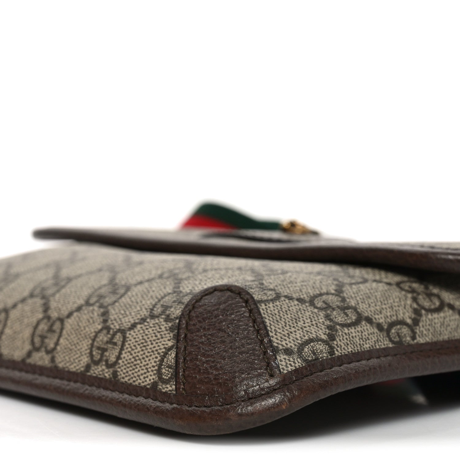 Gucci GG Supreme Monogram Neo Vintage Web Belt Bag Brown 8 of 8