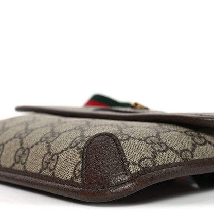 Gucci GG Supreme Monogram Neo Vintage Web Belt Bag Brown 8 of 8