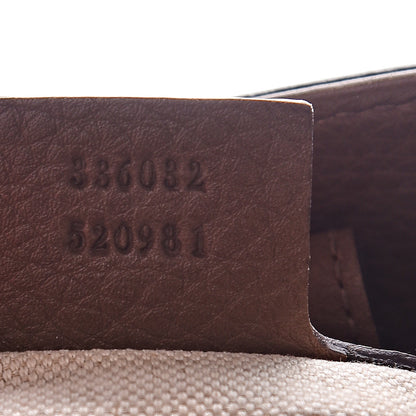 Gucci Calfskin Small Bamboo Shopper Tote Acero 8 of 11