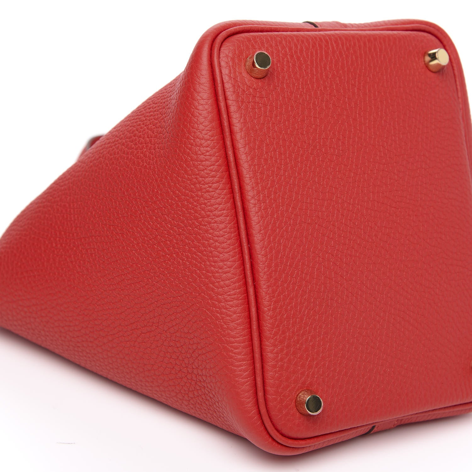 Hermes Taurillon Clemence Picotin Lock 18 PM Rouge Tomate 7 of 10