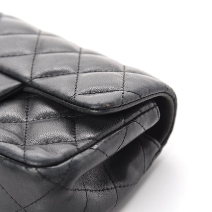Chanel Lambskin Quilted Extra Mini Rectangular Flap Black 19 of 21